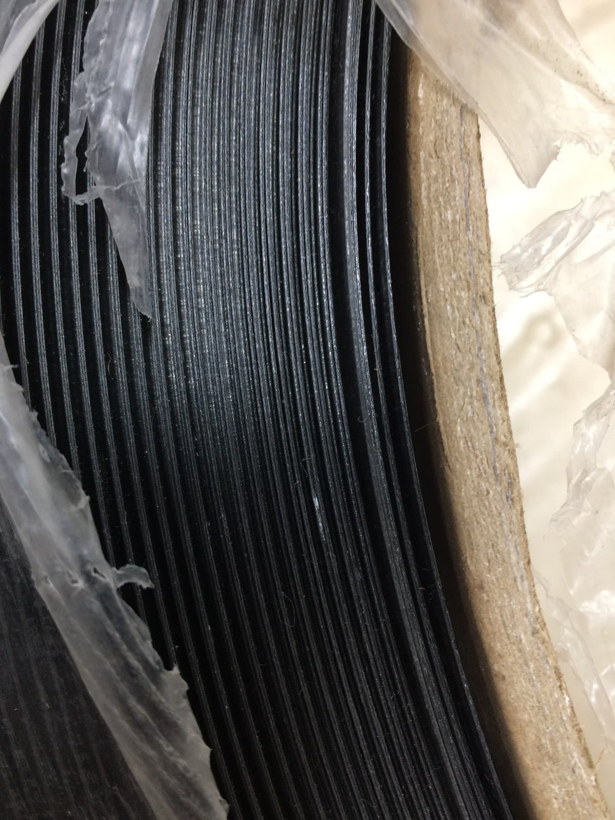 Signode Contrax Black Heavy Duty 12000ft Plastic Poly Strapping Banding 7/16" 4