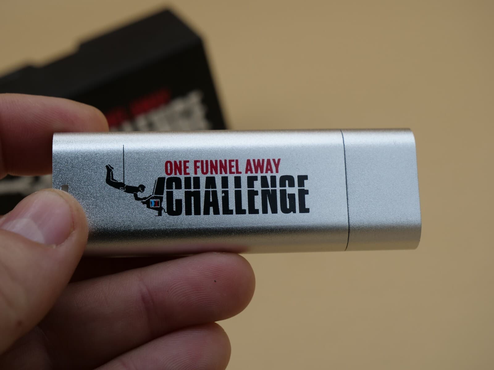 One funnel away challenge MP3 player only With Box 2