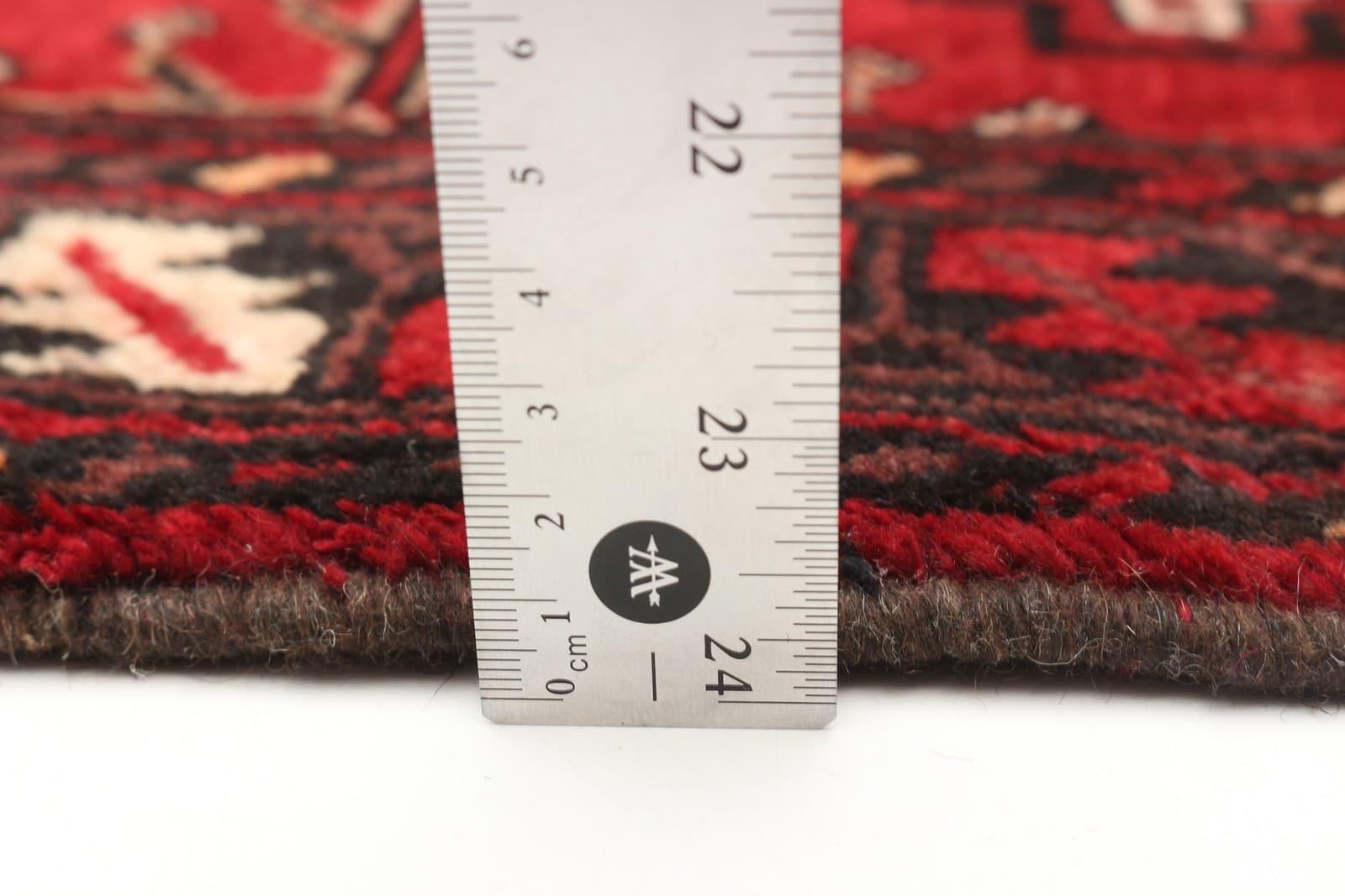 Vintage Hand-knotted Runner Rug 3'10" x 8'2" Traditional Oriental Wool Carpet 6