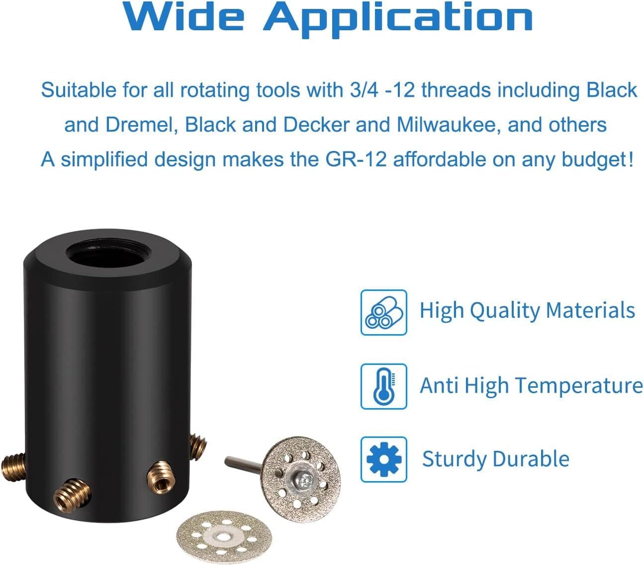 GR-12 Tungsten Sharpener Grinder Electrode Sharpener Grinder Head Welding Tool 3