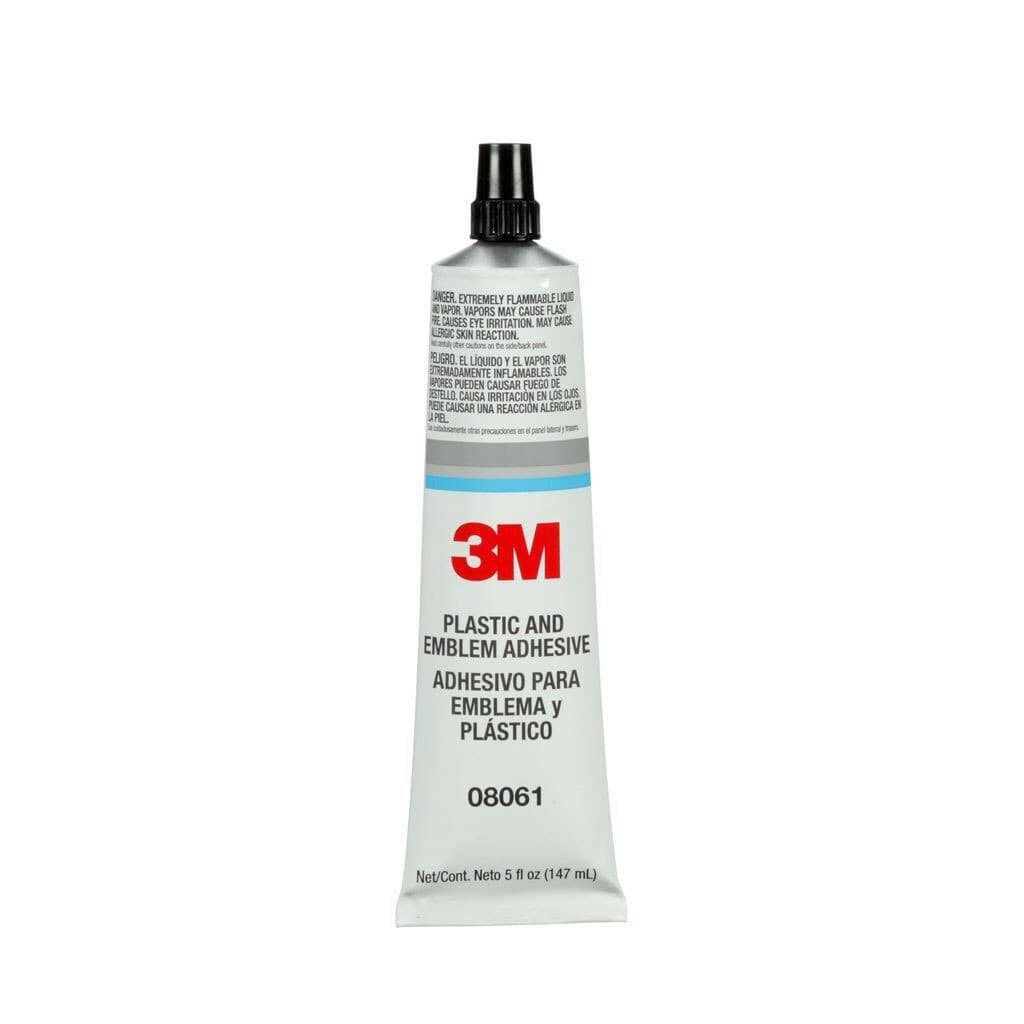 3M 08061 Plastic and Emblem Adhesive, 5 oz. Tube, Automotive and Trim Apps.