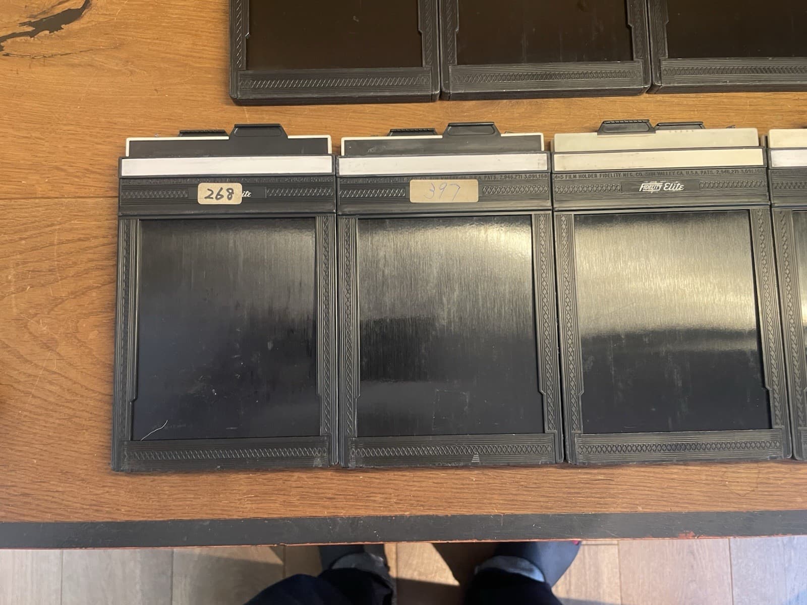 *Excellent +5* Lot of 9 Fidelity Elite 4x5 Cut Film Holder From JPN #C4-61C 5