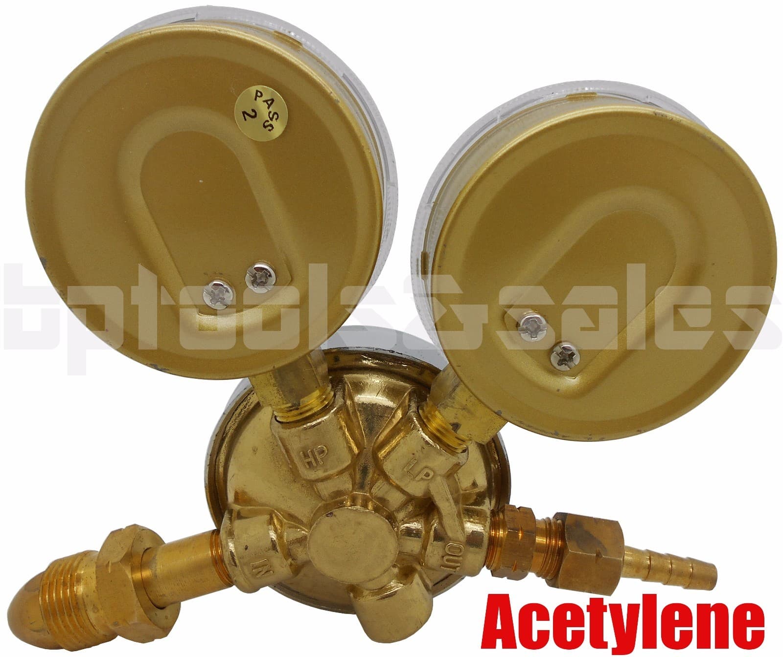 Solid Brass OXYGEN & ACETYLENE Regulators 4 Welding Fit Victor Gas Torch Cutting 5