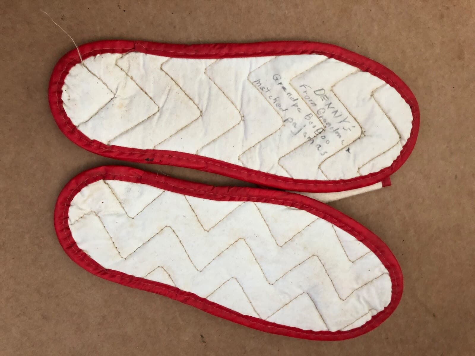 Vintage DISNEYLAND Childs Slippers Walt Disney 5