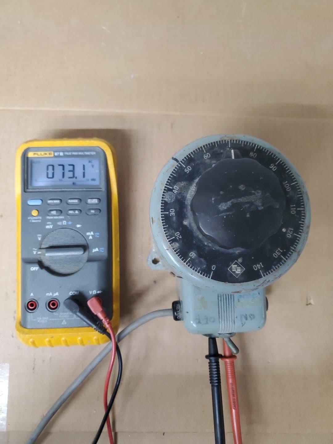 Powerstat Model 116 Variable Autotransformer Variac 0-140 V 9 Amp - WORKS 5