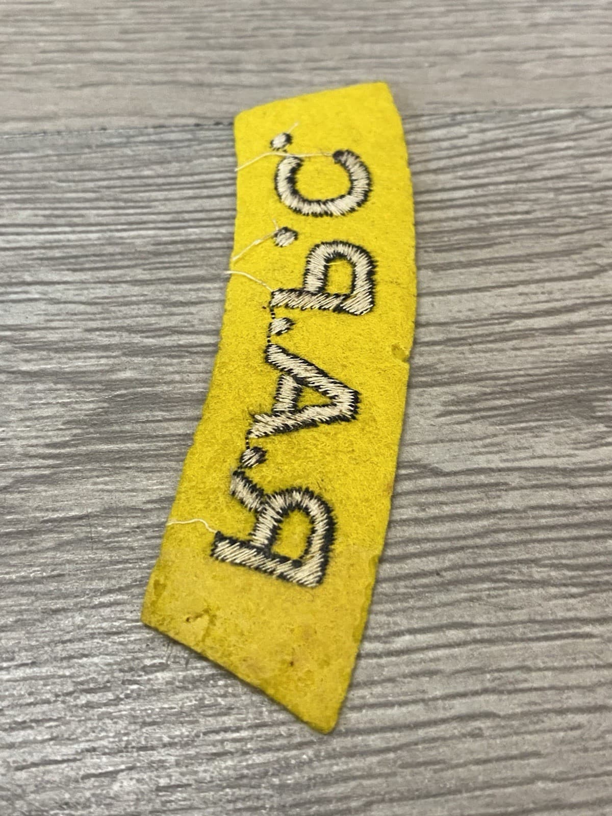 WWII British Royal Army Pay Corps RAPC Formation Shoulder Title Flash Patch 3