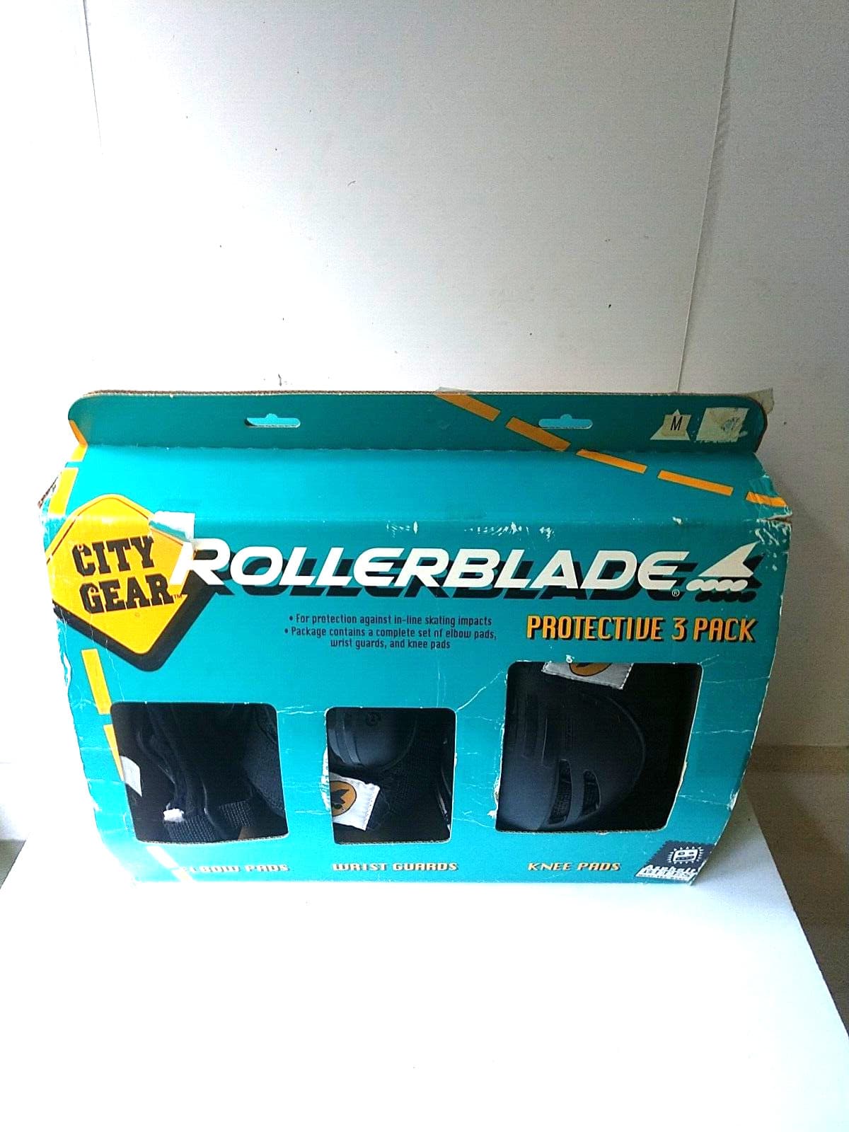 Rollerblade City Gear Protective 3 Pack Elbow-Wrist-Knee Pads Size Medium