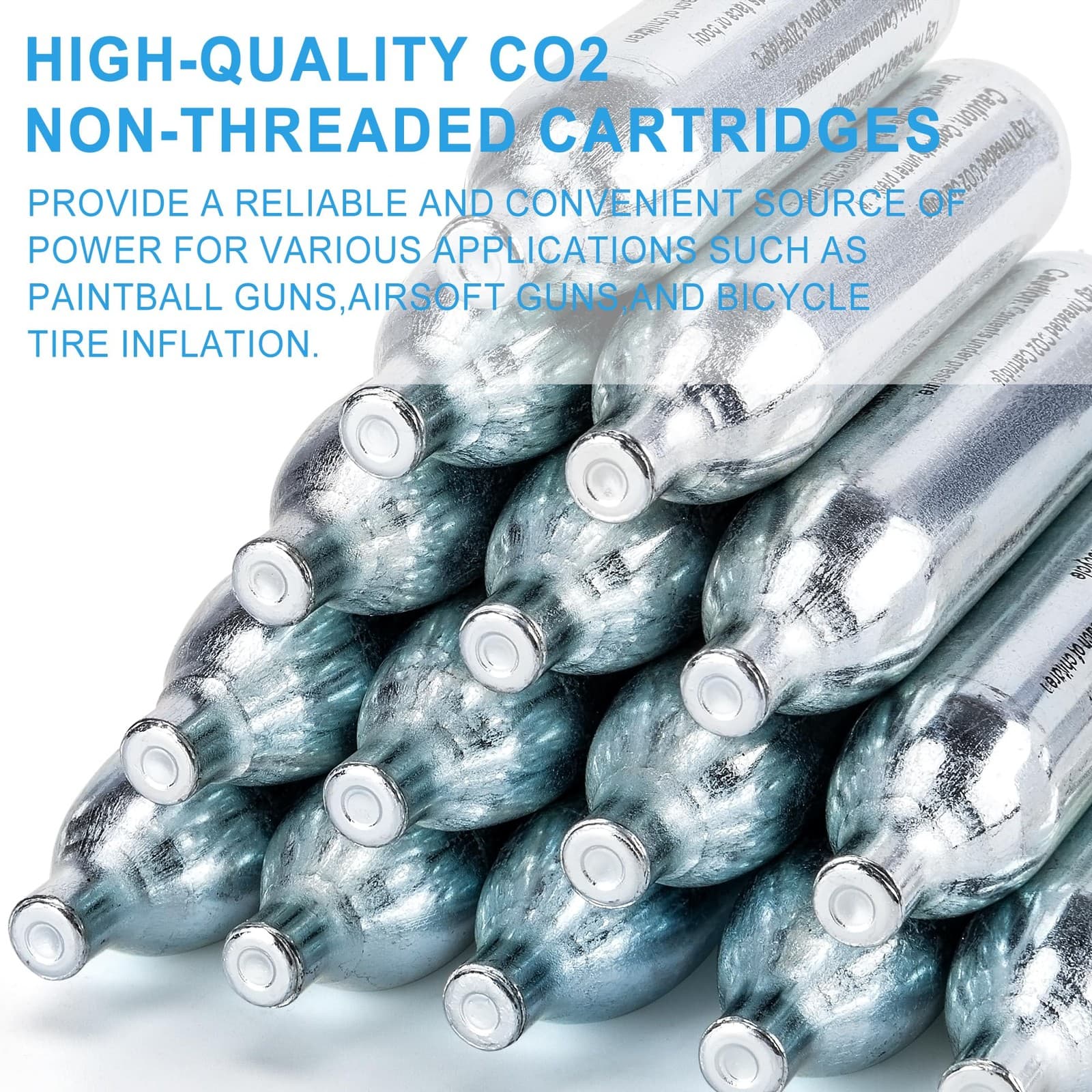 8 Gram/ 12 Gram CO2 Cartridges for Paintball - CO2 Cylinder CO2 Powerlet Cart... 2