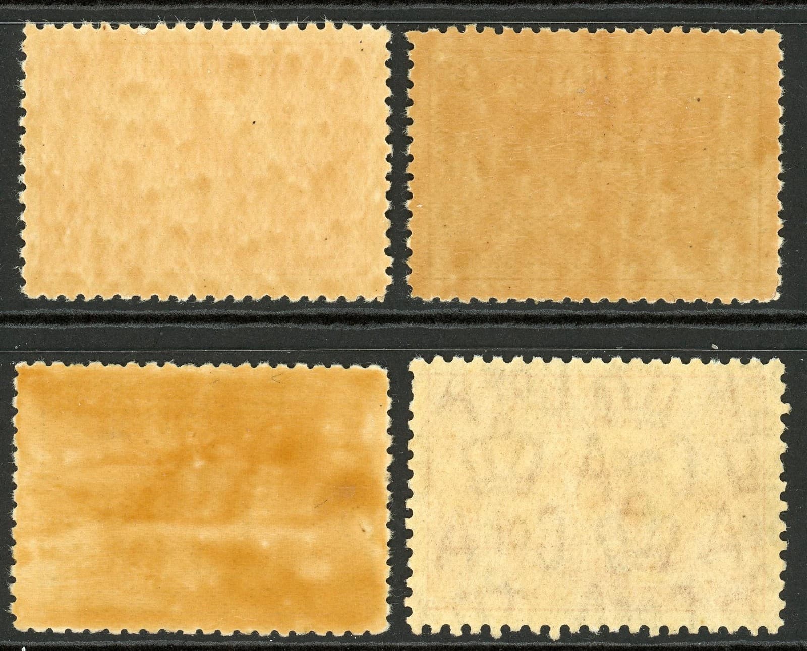 Australia 1932 SG.141-144 U/M toned gum 2