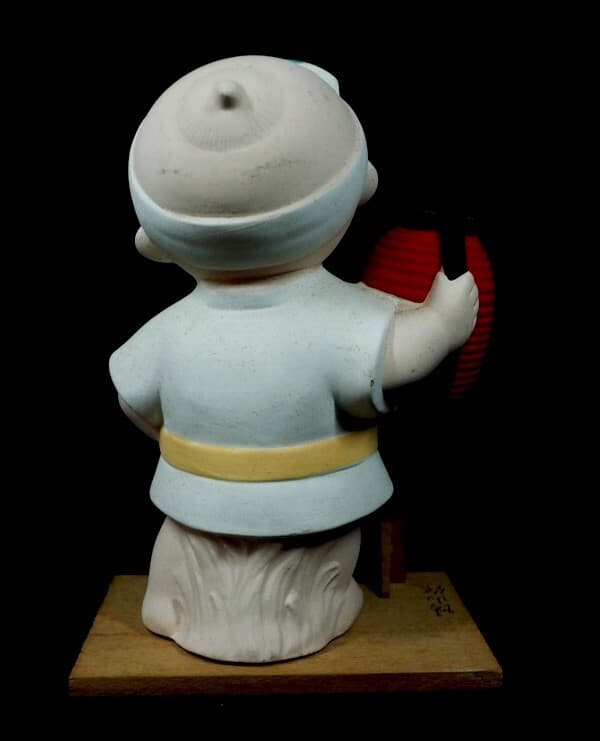 Vintage Japanese Hakata doll ”Hakata matsuri”   artisan handcrafted circa 1960s 3