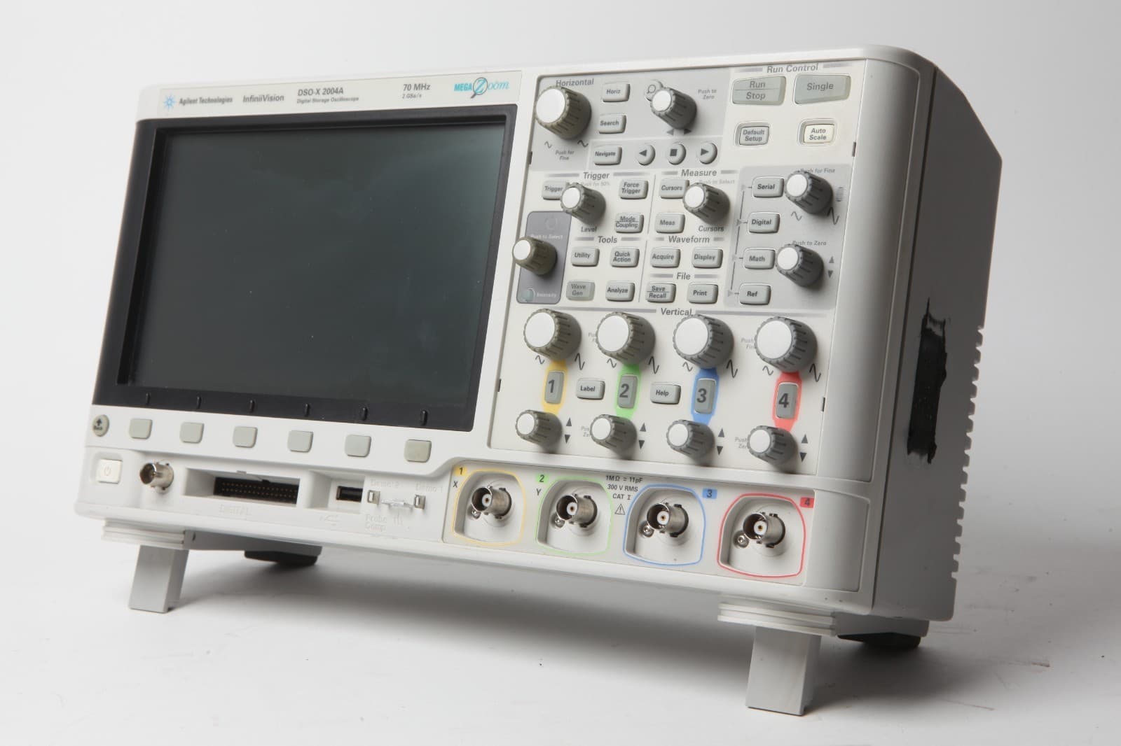 Agilent DSO-X 2004A 4 Channel Digital Oscilloscope 70MHz DVM WaveGen Tested #8