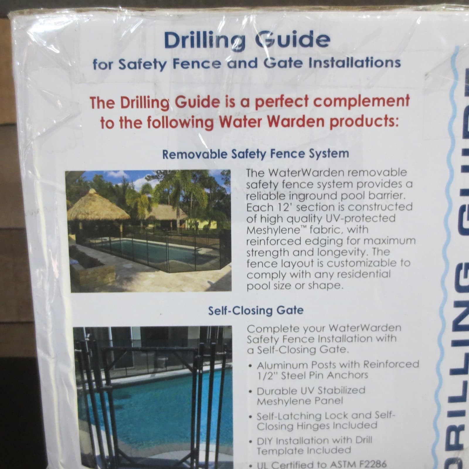 Water Warden Hand Tool Drill Guide 9" x 9" x 10" Easy-to-Use Aluminum in Black 3