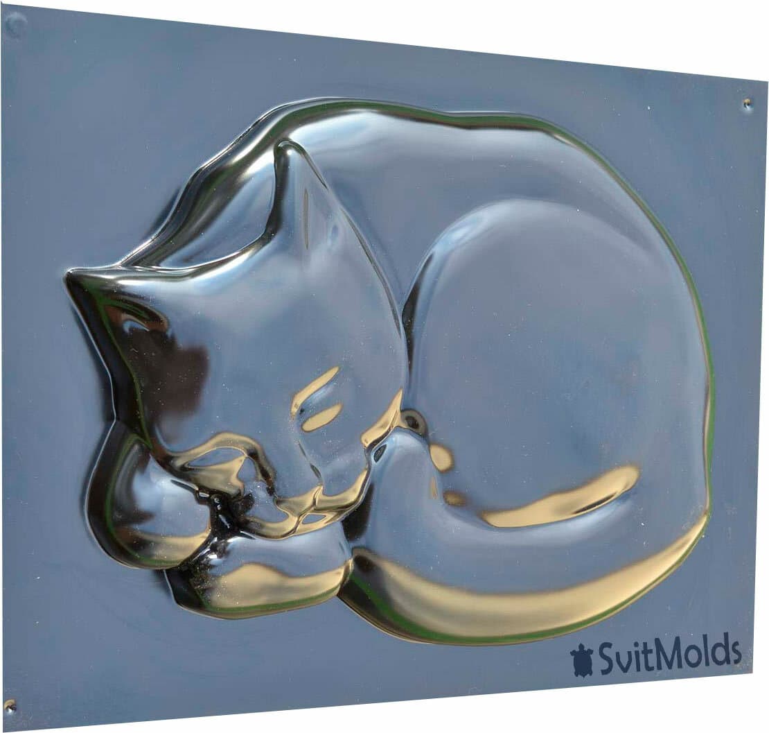  Concrete Mold Cat Garden Path Stepping Stone Concrete Plaster ABC Mold S03 4