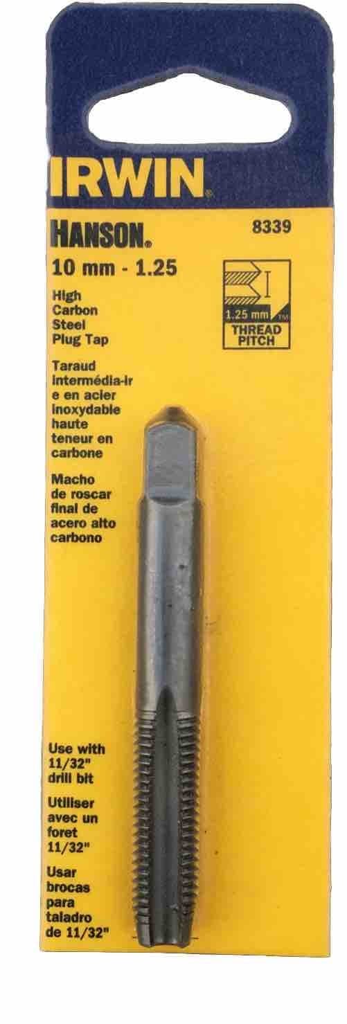 Irwin-Hanson 10mm-1.25 Plug Style Tap  8339 Made in USA