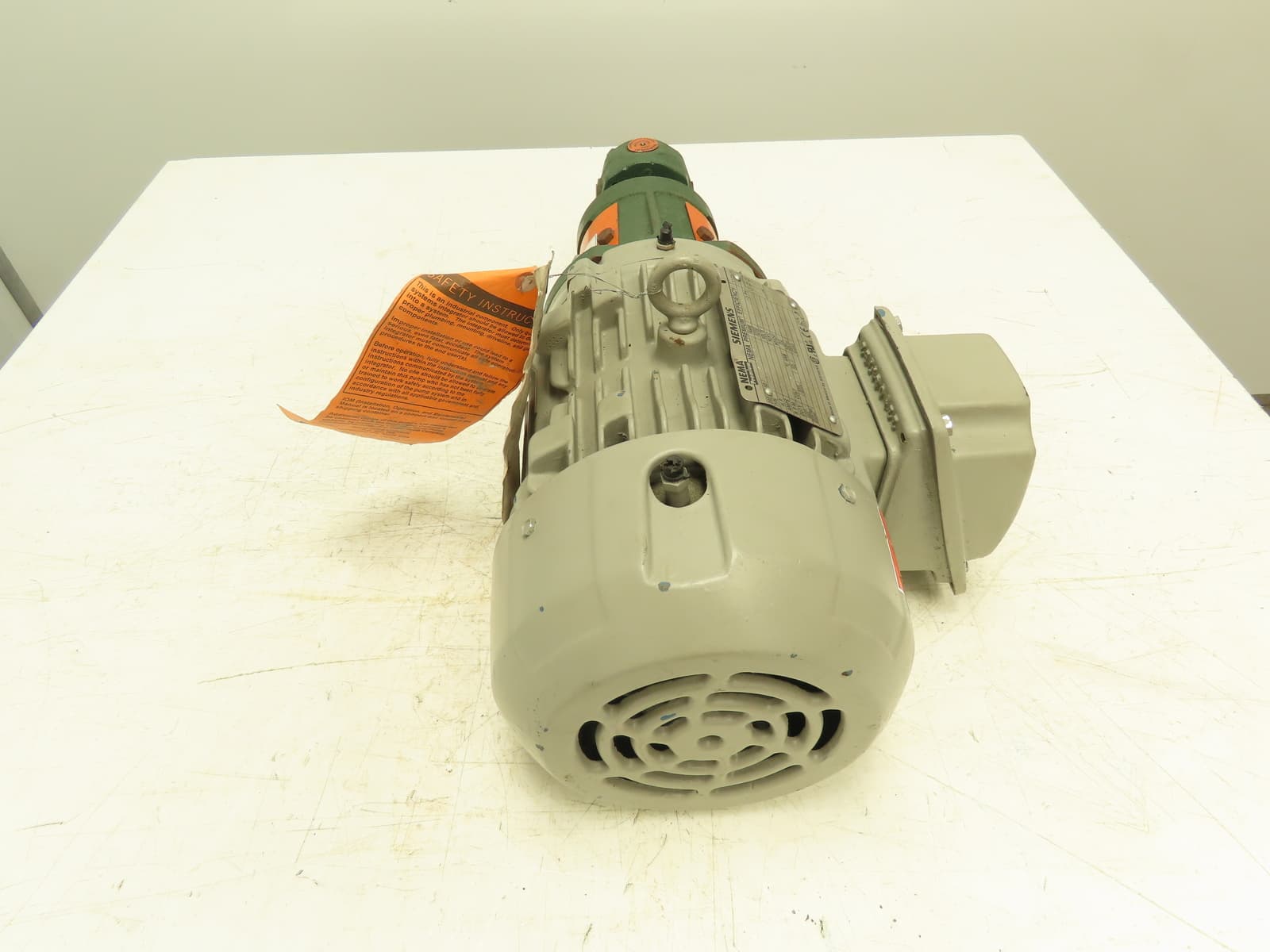 Roper 33AM03 Type 2 Fuel Transfer Gear Pump 1Hp Siemens Motor 1165 RPM 460V 3PH 6