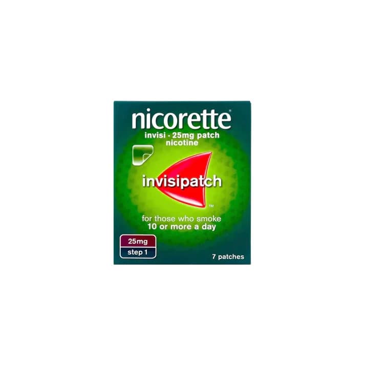 24xNicorette Invisi – 25mg Nicotine Patches (7 Patches per Pack) - FAST SHIPPING 3