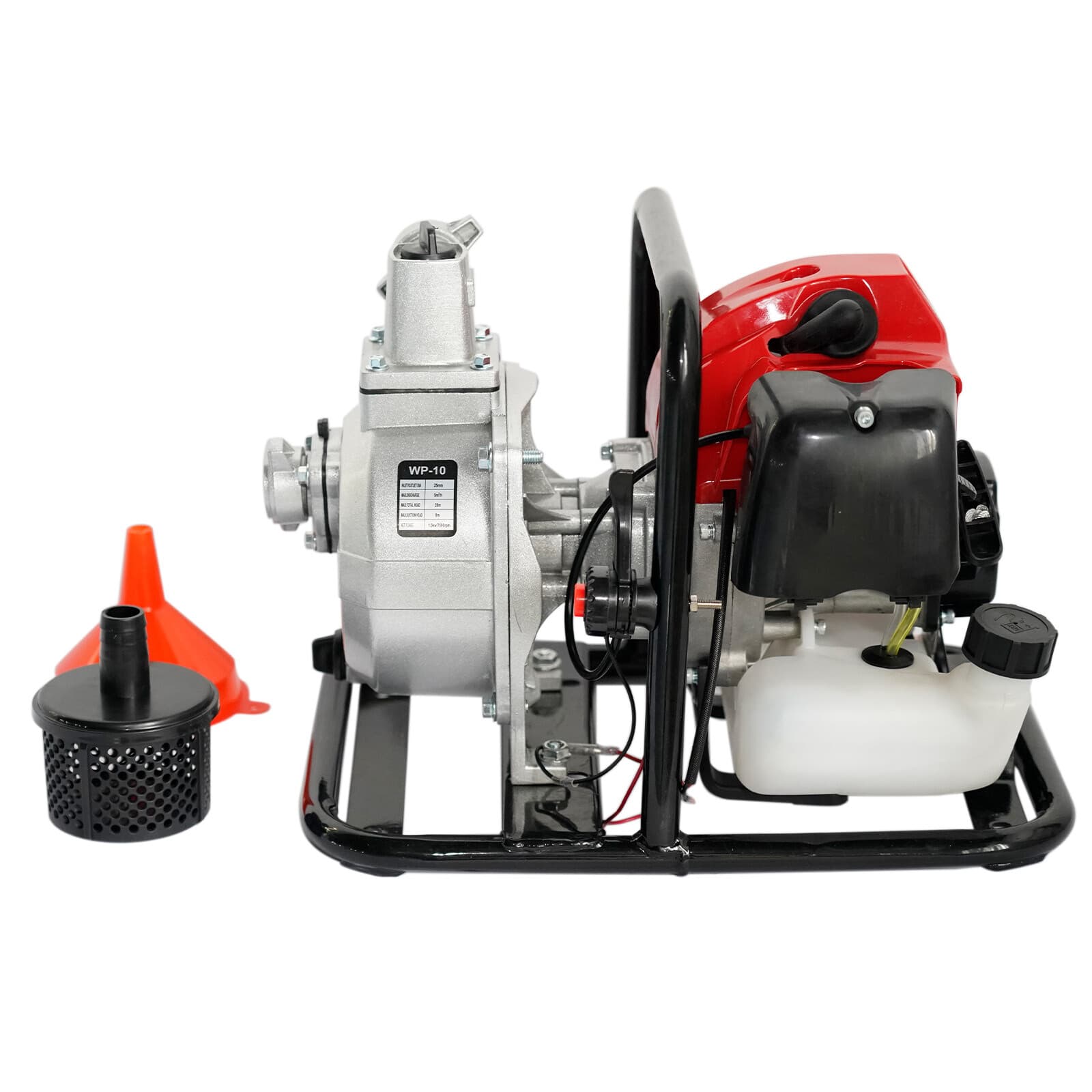 Gas Powered Water Pump,Water Transfer Pump, 1" 2-Stroke 2HP Petrol Engine