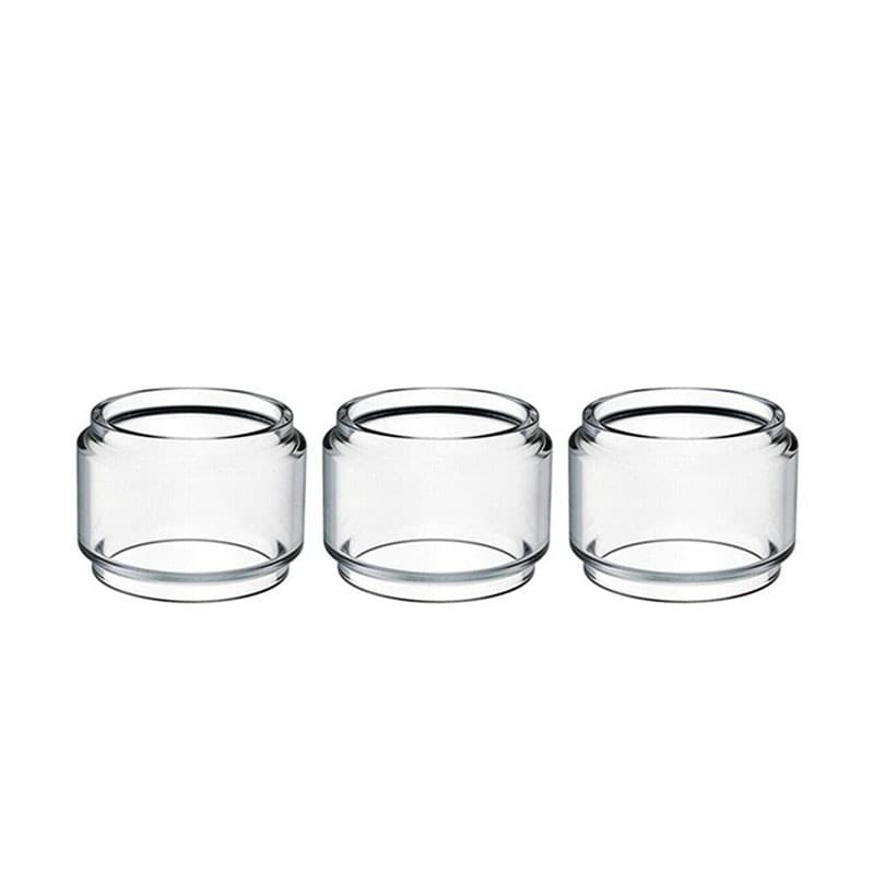 For TFV18 Mini Tank Replacement Clear Glass Bubble/Straight 3PCS