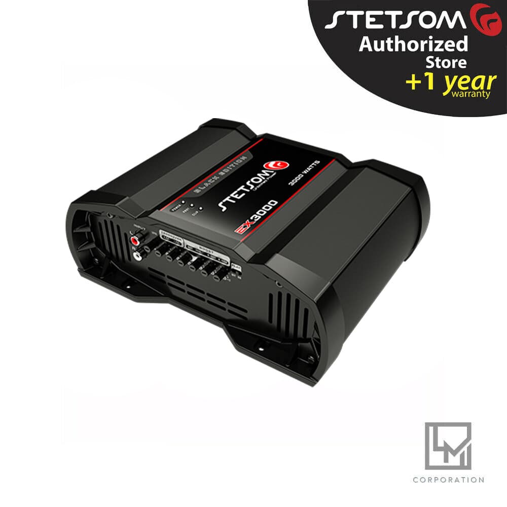 Stetsom Ex 3000 1 Ohm Black High Power Audio Amplifier Hd ex3000 3 Day Delivery 5