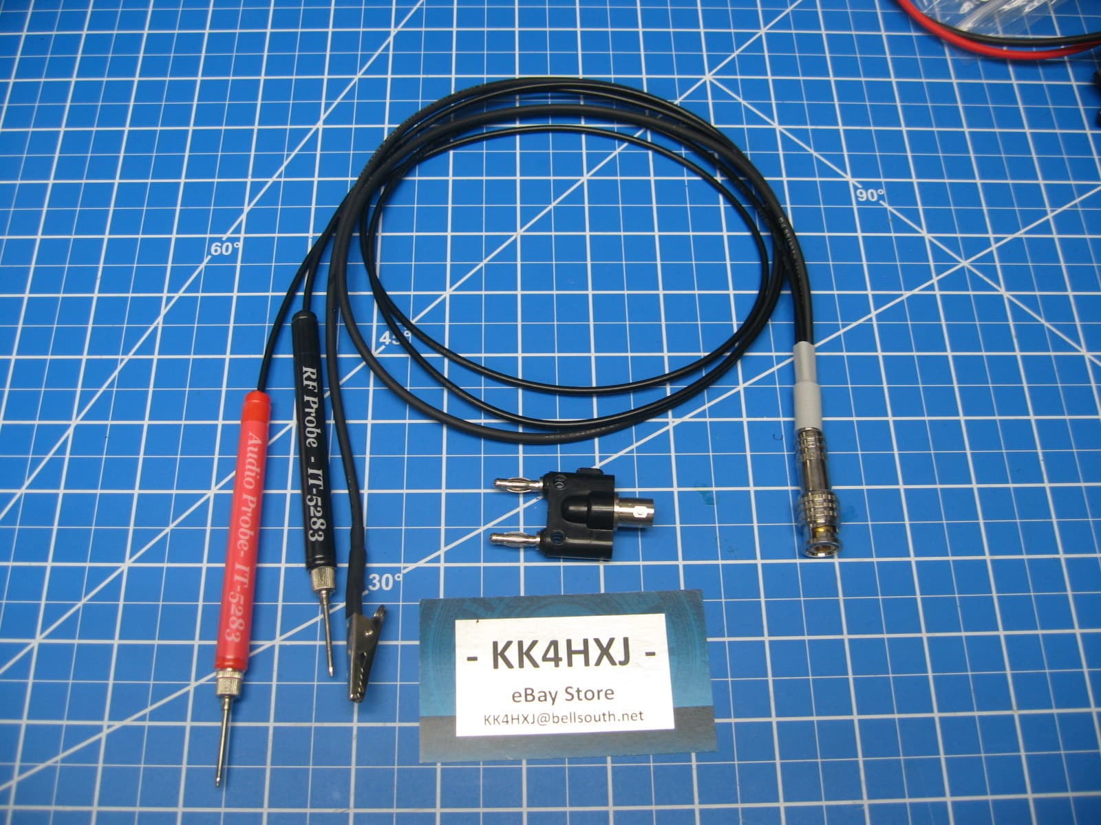 Custom RF & Audio Probe for Heathkit IT-5283 Signal Tracer - Assembled