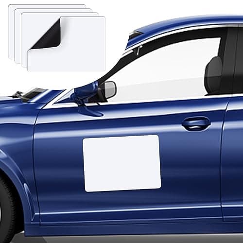  4Pcs Blank Car Magnets,17x12 Inch Car Door Magnets Set Signs 17"x12"-4P 2