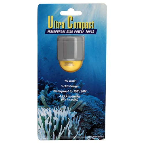 Scuba Dive Snorkeling Mini U-Beam 5 LED Light Torch Backup Flashlight Underwater 4