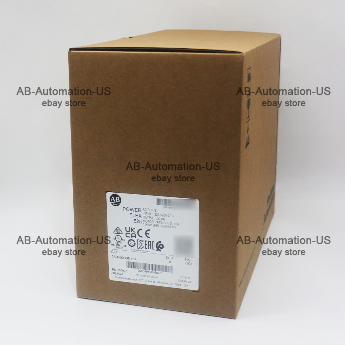 25B-D030N114 PowerFlex 525 15kW 20Hp AC Drive Variable Frequency 3