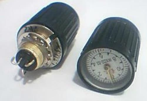 1pcs 10 Turns Dial Pointer Potentiometer WXD2-53 5K1 5.1K ohms