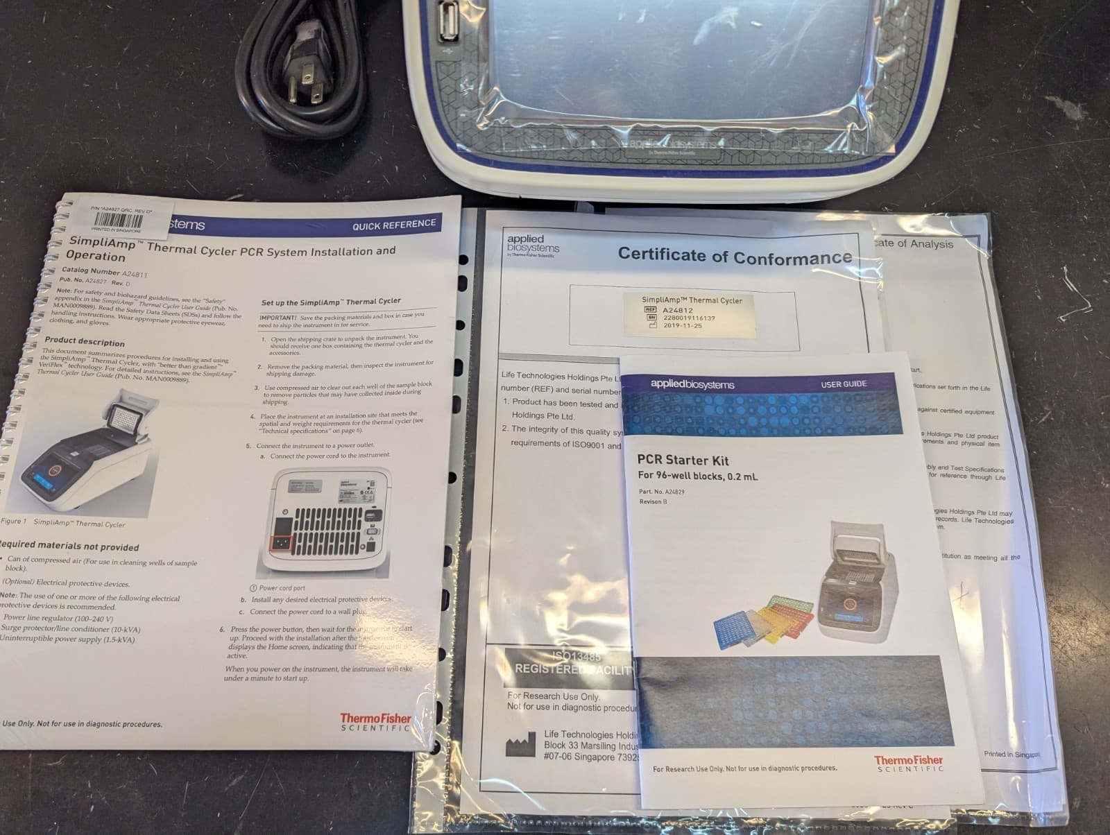 Thermo Scientific Applied Biosystems SimpliAmp PCR Thermal Cycler REF A24812 3