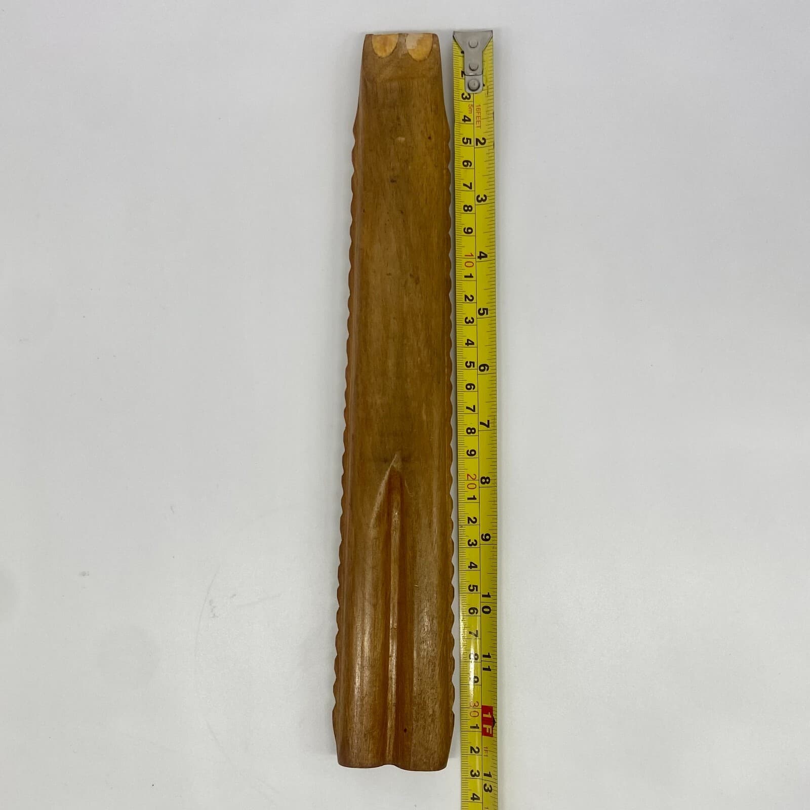 Vintage Wood Hand Carved Dvojnice Balkan Twin Double Flute 4