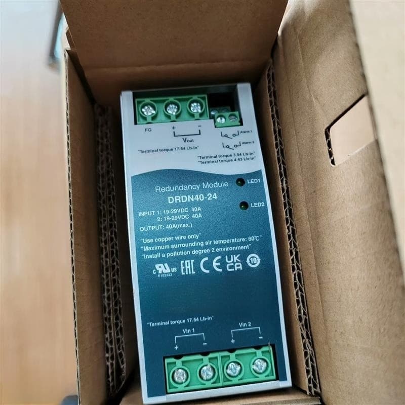 For Switch Power Supply DRDN40-24V 12V 48V DIN Rail Redundancy Module 40A