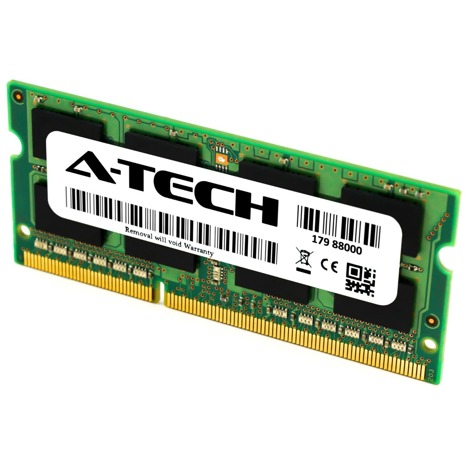 A-Tech 8GB DDR3 1600 PC3-12800 Laptop SODIMM 204-Pin Memory RAM PC3L DDR3L 1x 8G 6