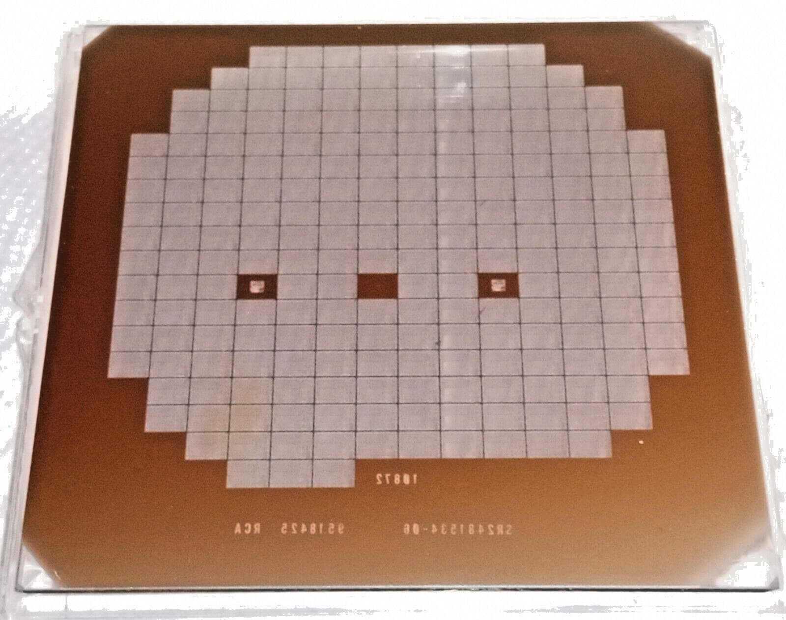Historical Semiconductor Mask Early CMOS VLSI Device RCA 3" 1970s Rare Vintage 2
