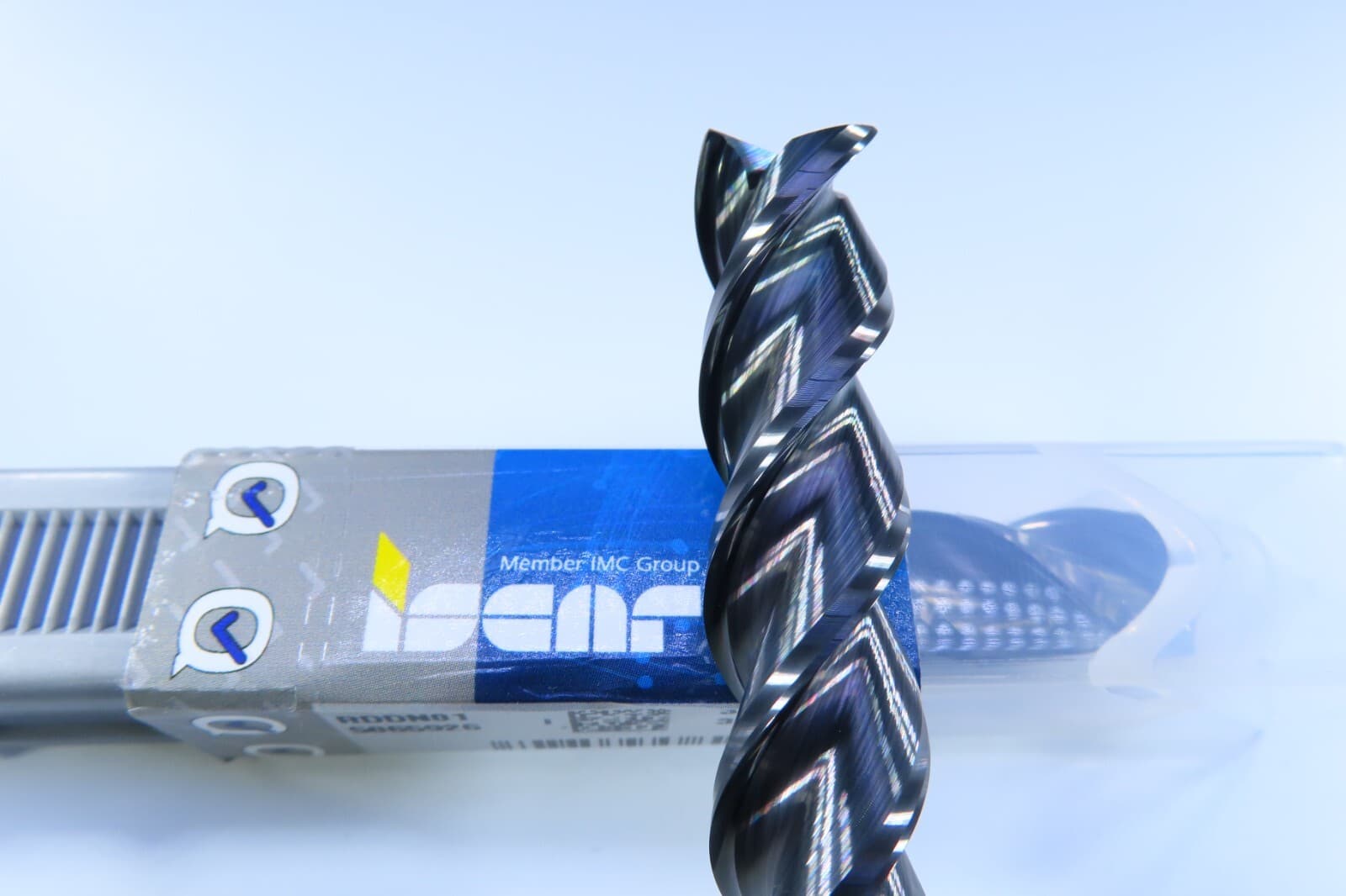 NEW 1/2" ISCAR ECAI-B3 .5-2CR0-4EC SOLID CARBIDE END MILL LONG 4" REACH LENGTH 2