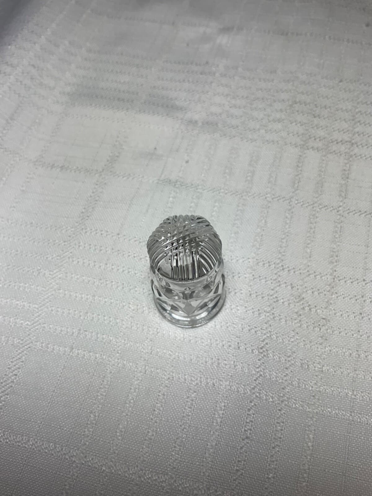 Waterford Crystal Sewing Thimble w/ Label - Free Ship 4