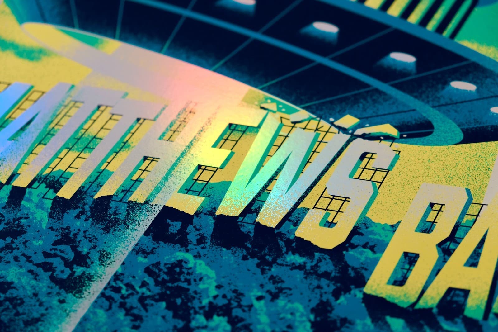 Dave Matthews Band, Los Angeles, CA Poster (Rainbow Foil Artist Edition by DKNG) 4