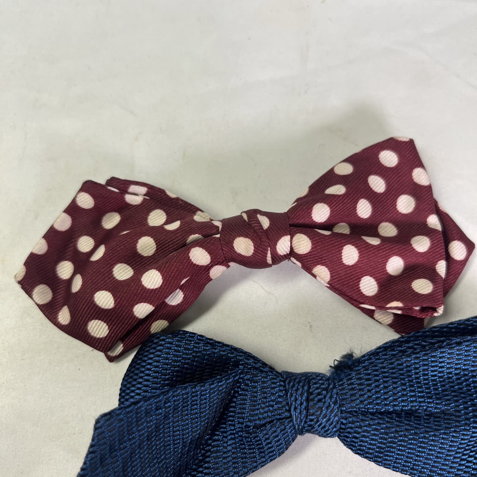 Vintage Clip On Bow ties Set Of 4 5
