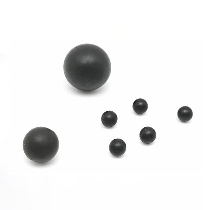 Black Nitrile Rubber Balls NBR Solid Ball Oil Resistant Fuel Petrol 4mm ~ 12.7mm 3