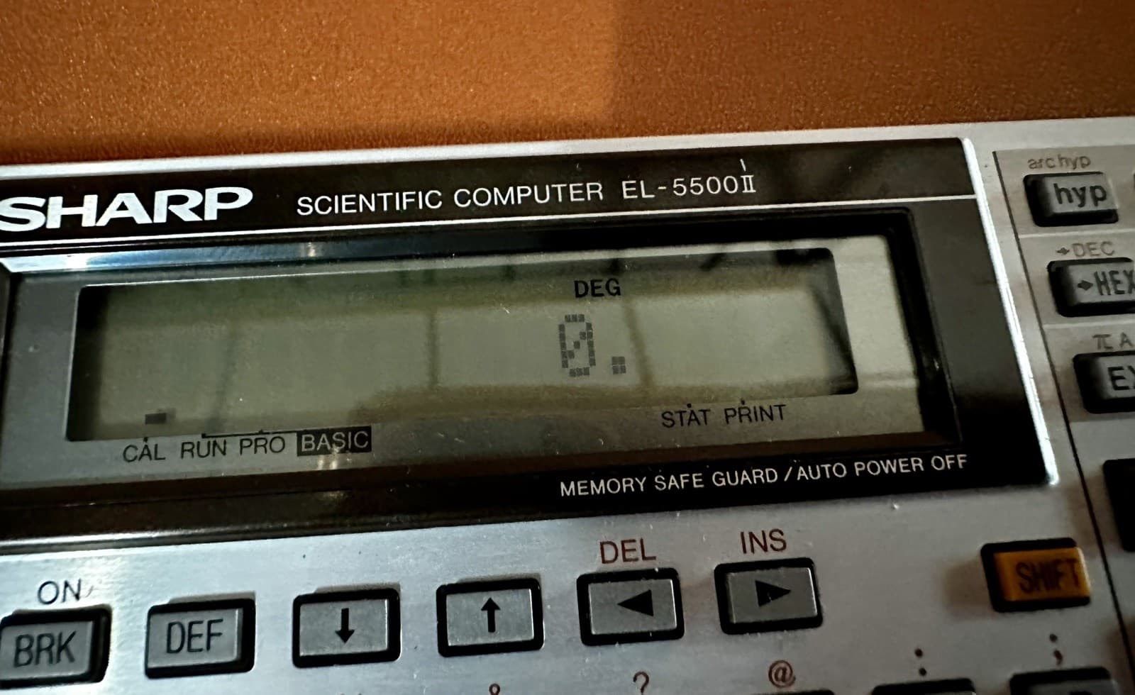 Sharp EL-5500II Scientific Calculator Excellent Condition NMIB Tested Works! 5