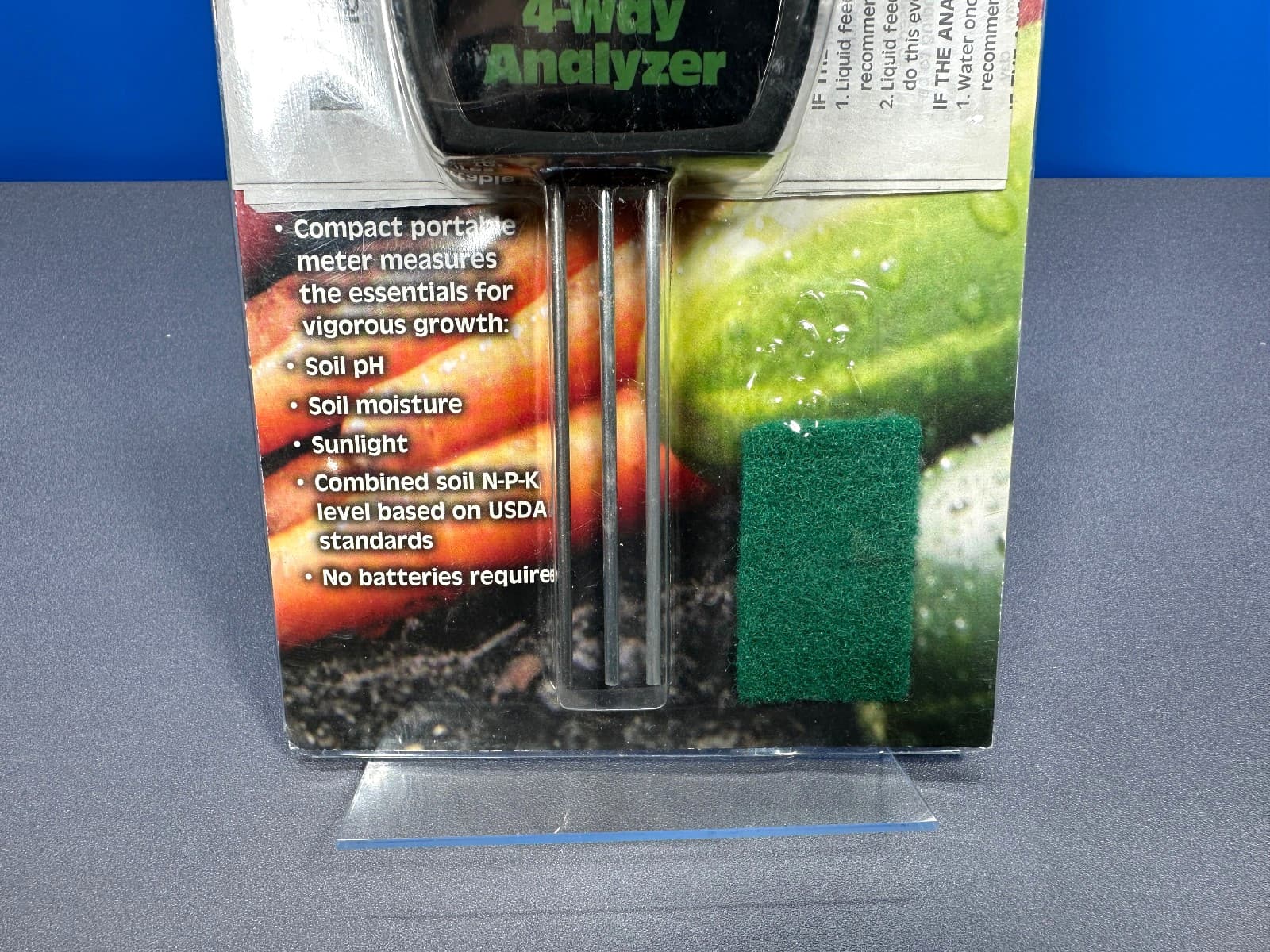 LUSTER LEAF RAPITEST 4-WAY 4 WAY SOIL ANALYZER GRASS PLANTS TREES GARDEN NEW 3