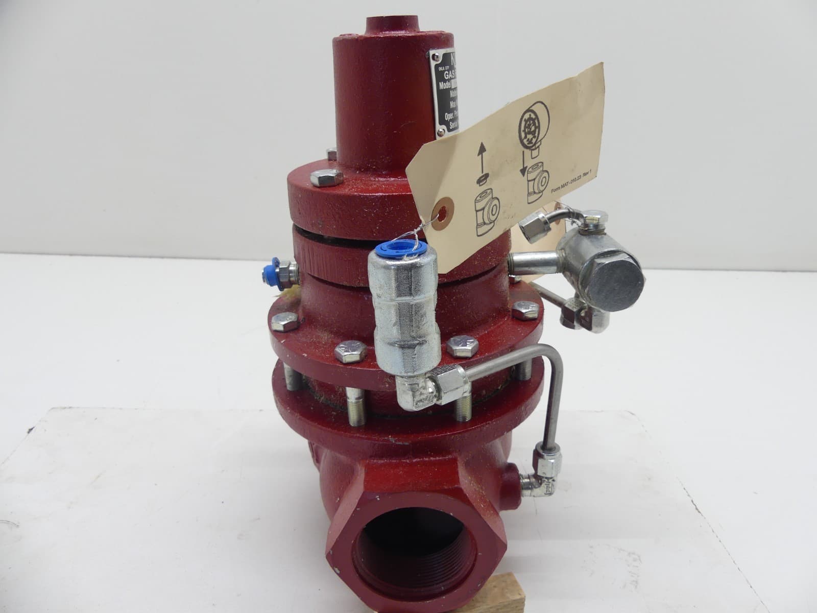 KIMRAY GAS REGULATOR MODEL: 230 SGT PR 6