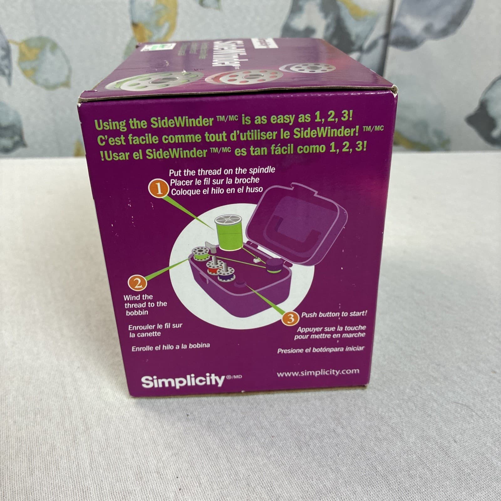 SIMPLICITY Sidewinder  Portable Bobbin Winder   6