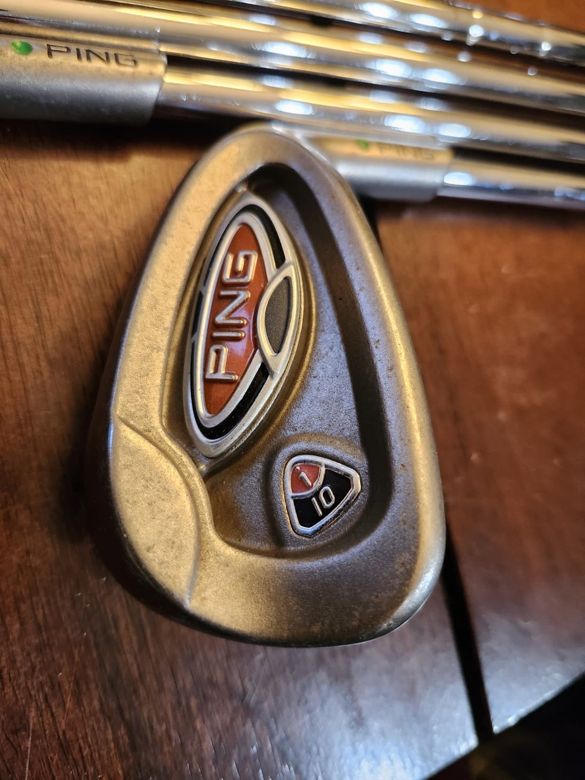 Ping I10 Iron Set 3-Pw Stiff Awt Steel Shafts Good Grips Std Length Green Dot  2