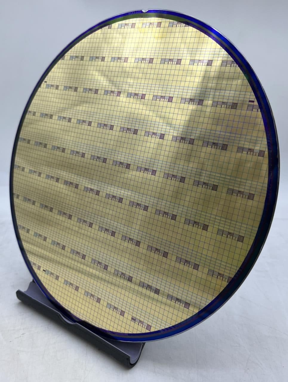 200mm (7.87 inches) Silicon Wafer, Gold Exposed Disk for Art, Science, Novelty 3