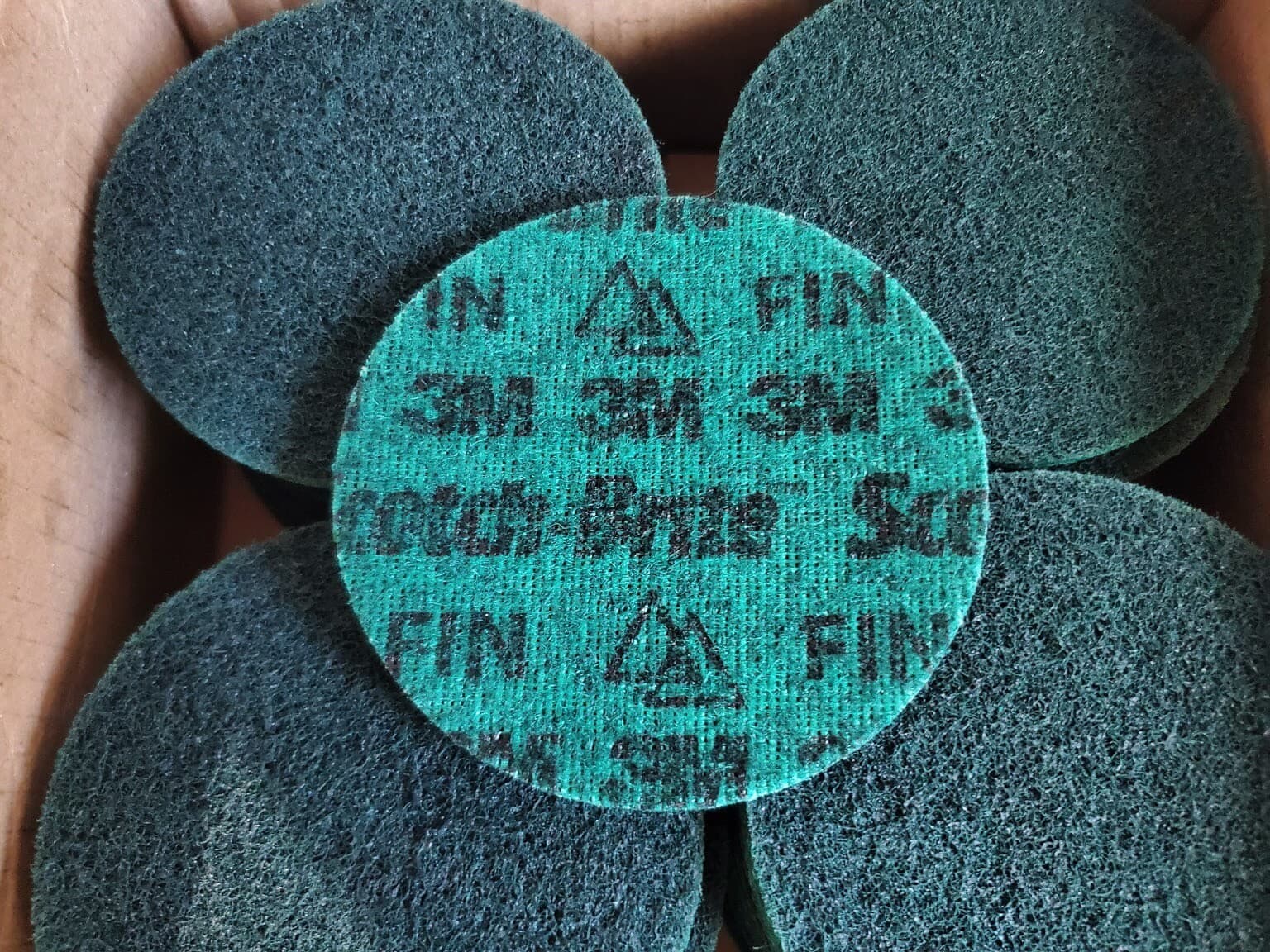 (50) Scotch-Brite 4-1/2” Precision Surface Conditioning Disc Hook & Loop Fine 2