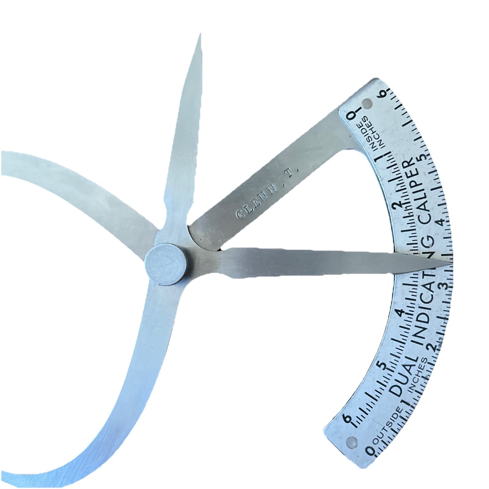 Dial Adjust Dual Indicating Caliper Combination Tool Internal/External FREESHIP 4