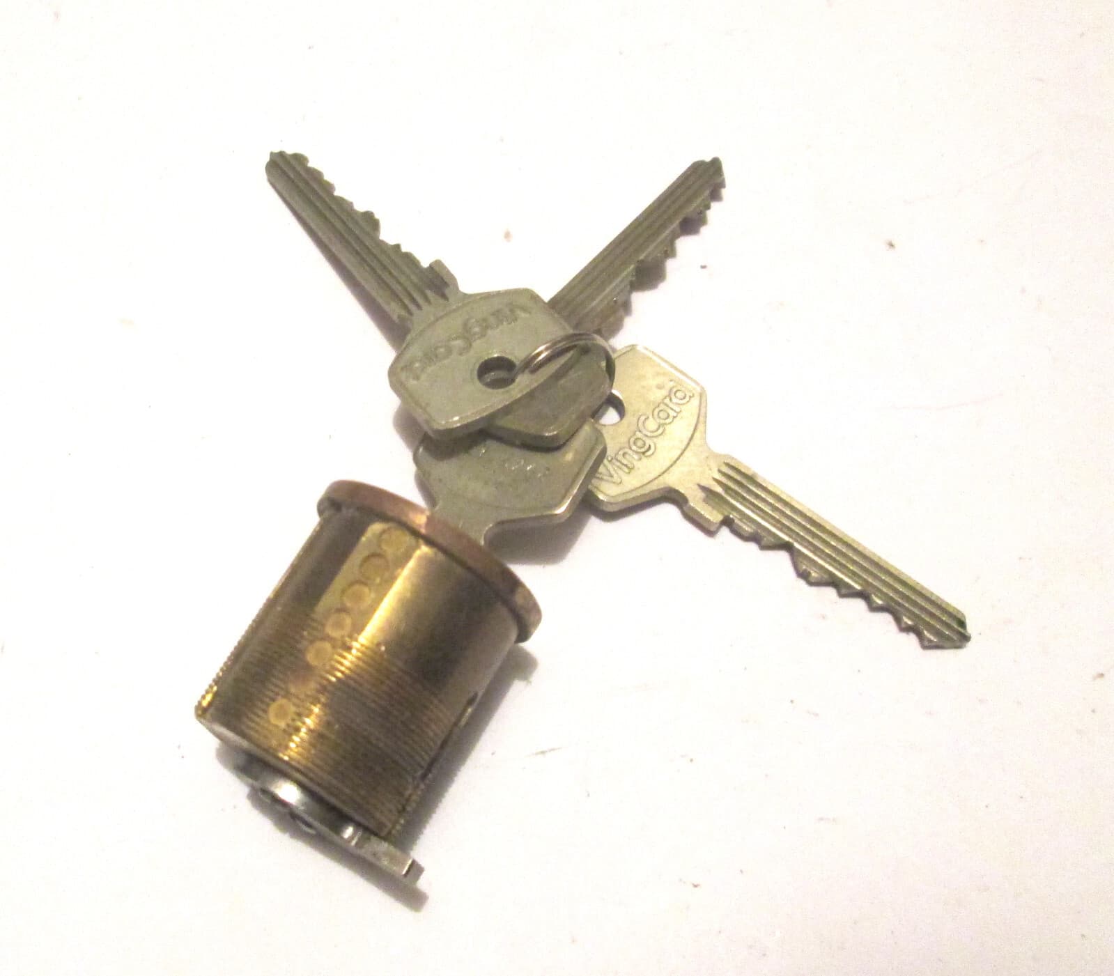 TrioVing VingCard 7-Pin Cylinder Lock with 4 Keys VING CARD TRIO-VING TRIOVING 2