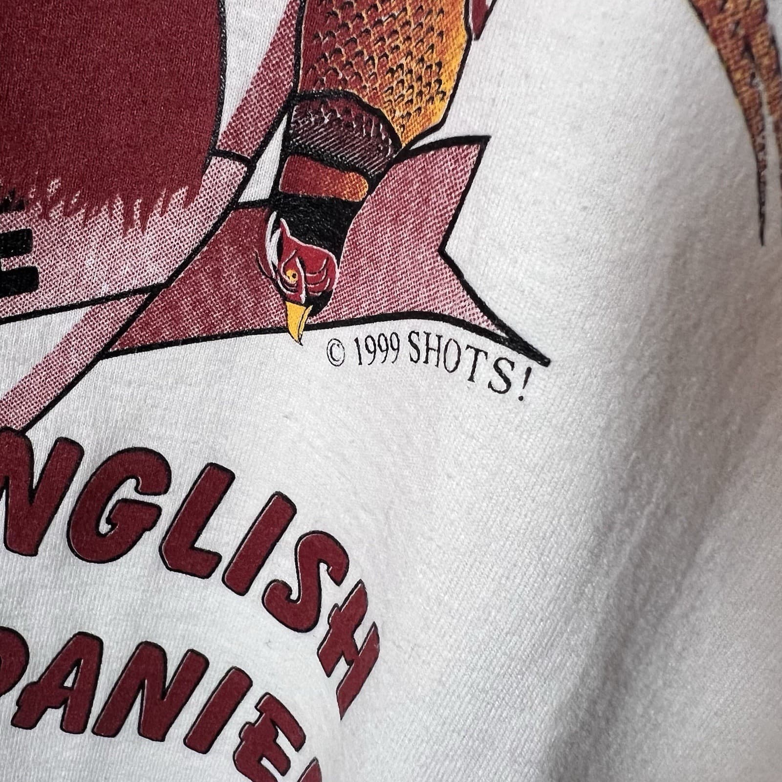 Vintage 1999 English Springer Spaniel T-Shirt Adult Large - Have A Heart Rescue 3