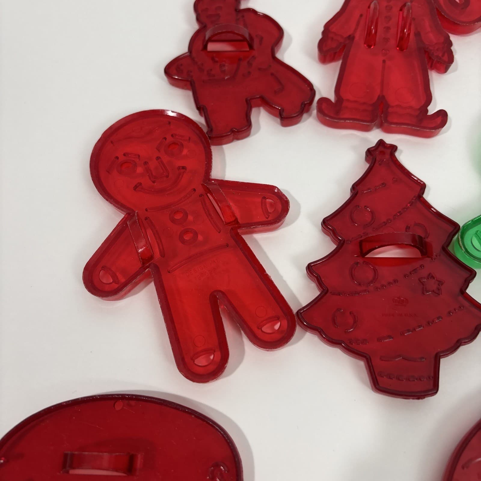 Vintage Cookie Cutters Plastic Lot of 12 4