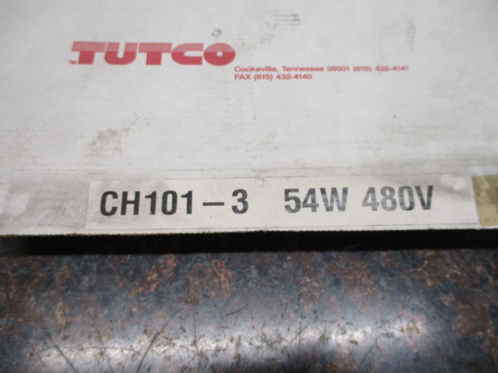 Tutco CH101-3 Mars 30in 54w 480v-ac Cartridge Heater Element NEW FREE SHIPPING 3
